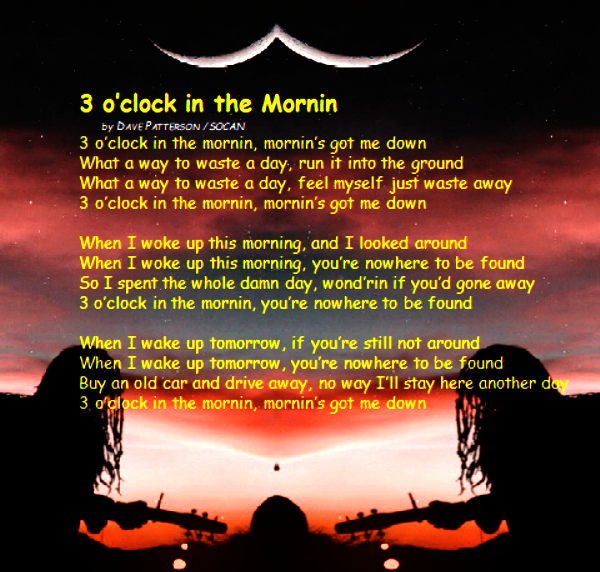 3 oclock from cd booklet ideas